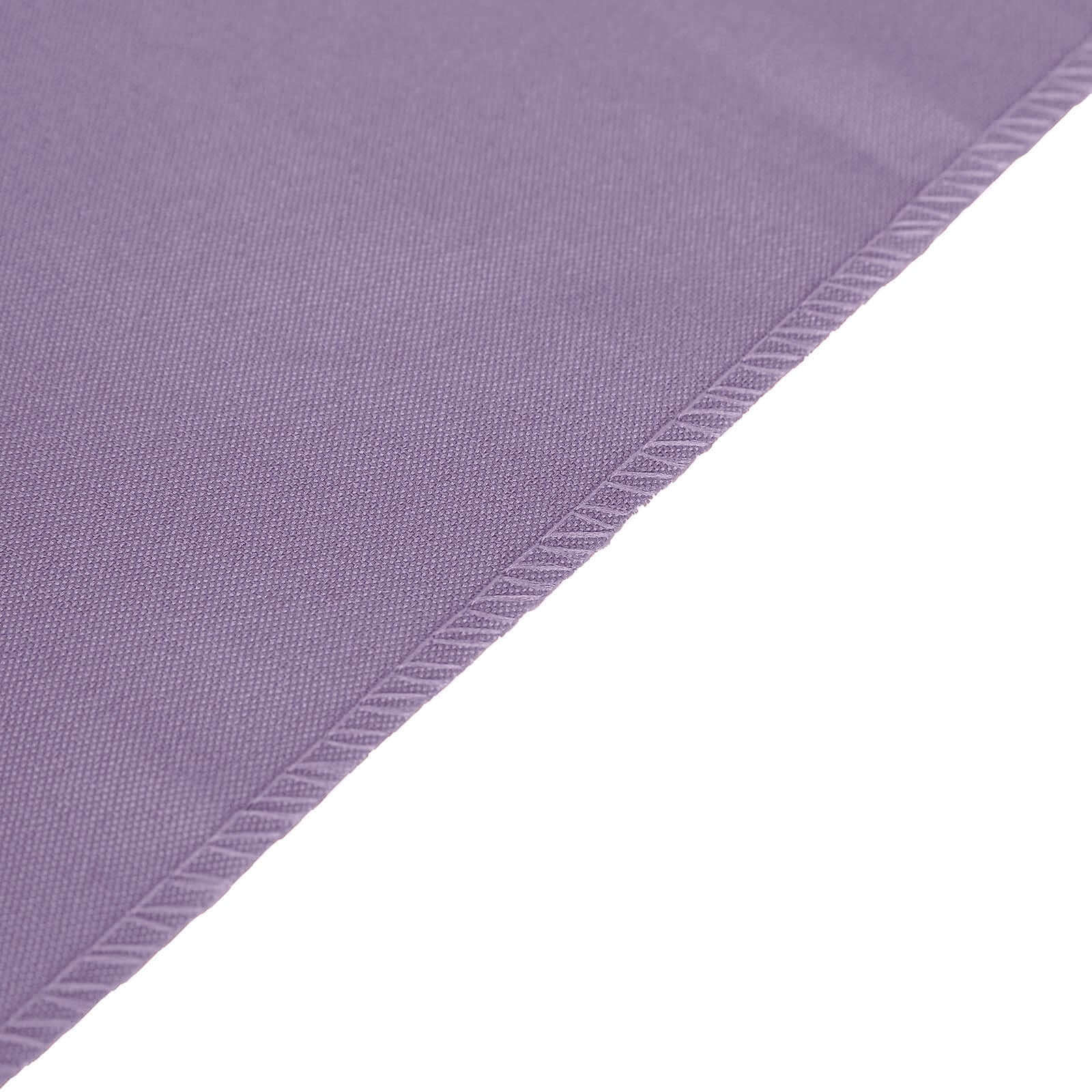 Polyester 12"x108" Table Runner Violet Amethyst - Durable & Wrinkle - Resistant Table Decor - Linen Luxes