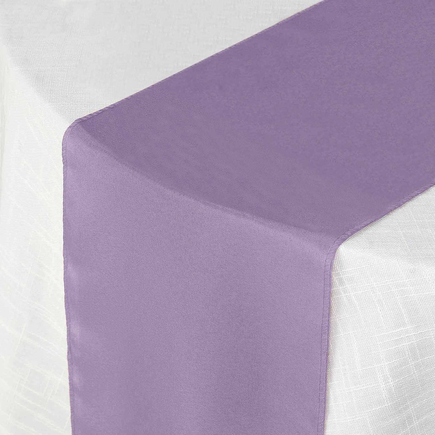 Polyester 12"x108" Table Runner Violet Amethyst - Durable & Wrinkle - Resistant Table Decor - Linen Luxes