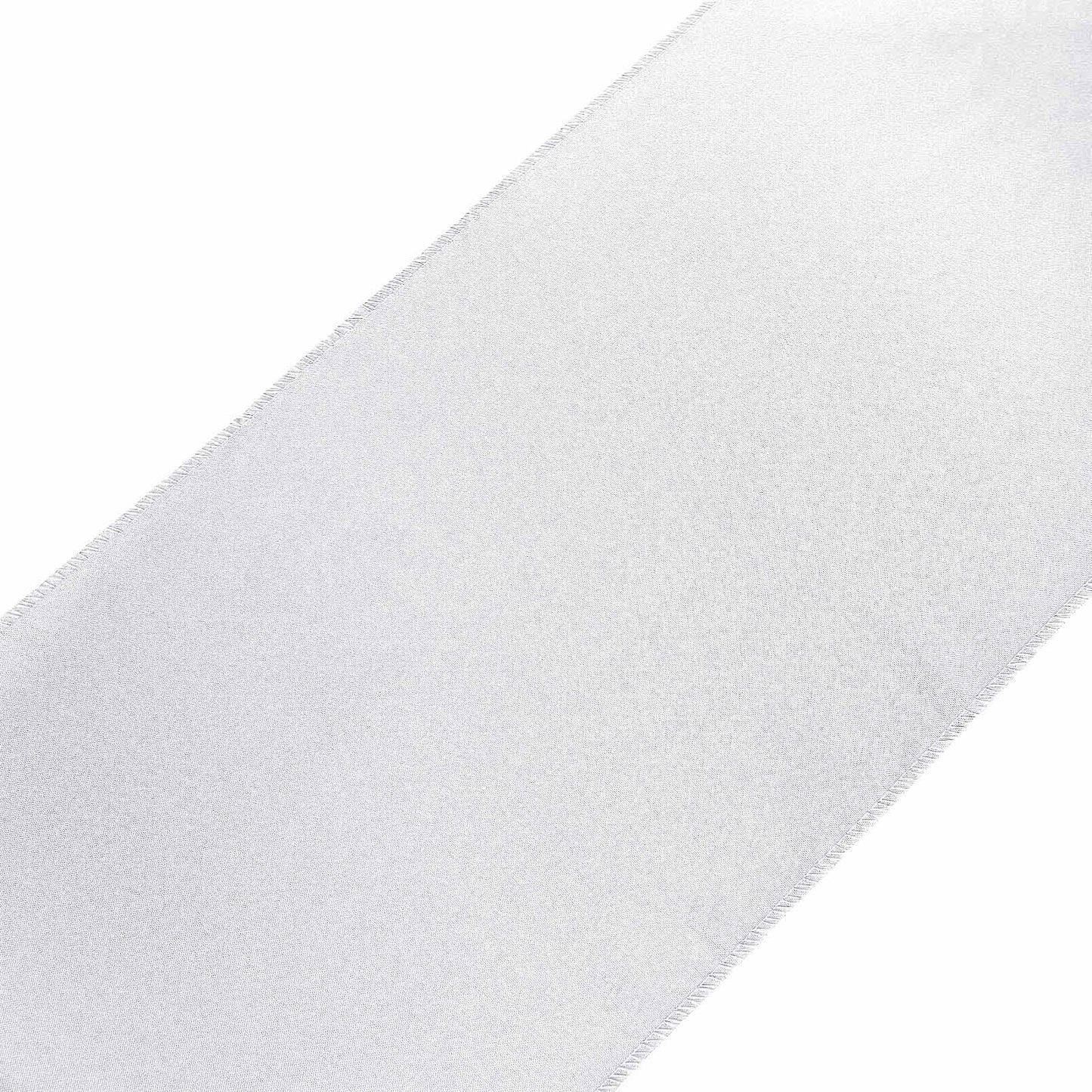 Polyester 12"x108" Table Runner White - Durable & Wrinkle - Resistant Table Decor for All Occasions - Linen Luxes
