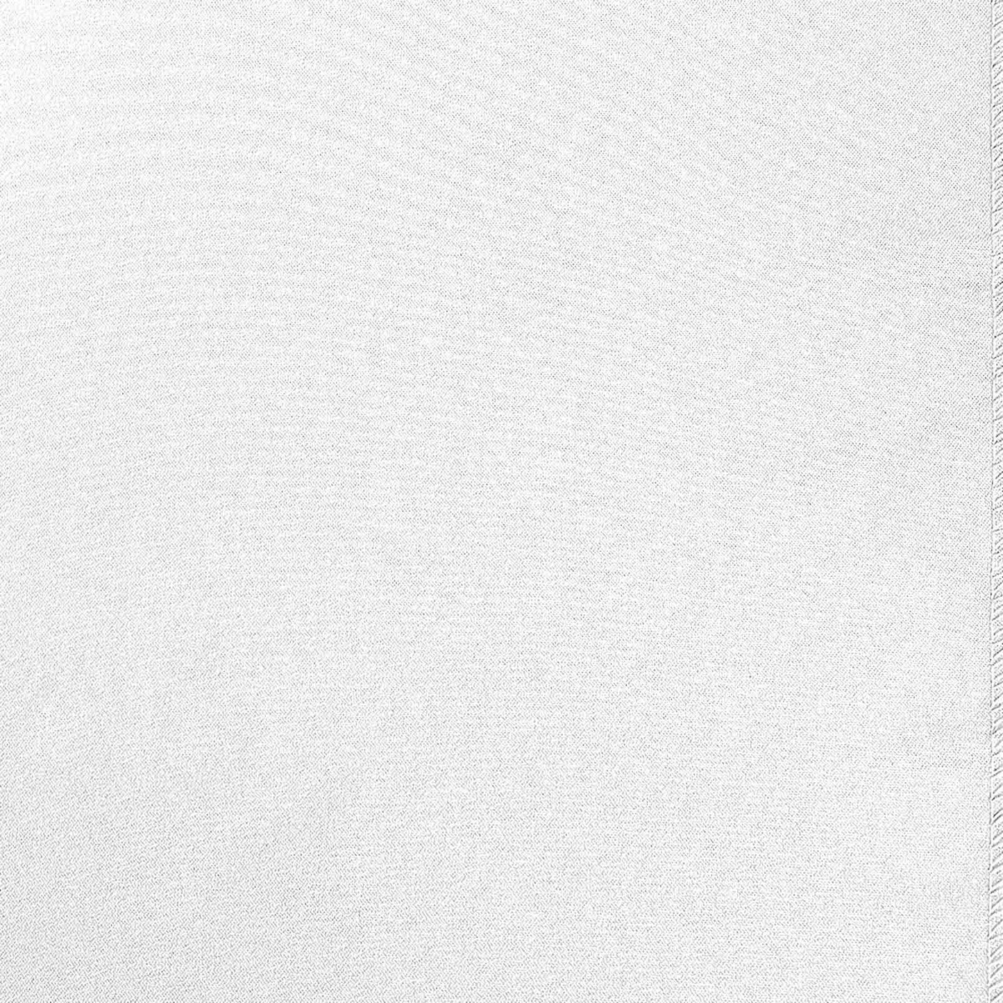 Polyester 12"x108" Table Runner White - Durable & Wrinkle - Resistant Table Decor for All Occasions - Linen Luxes