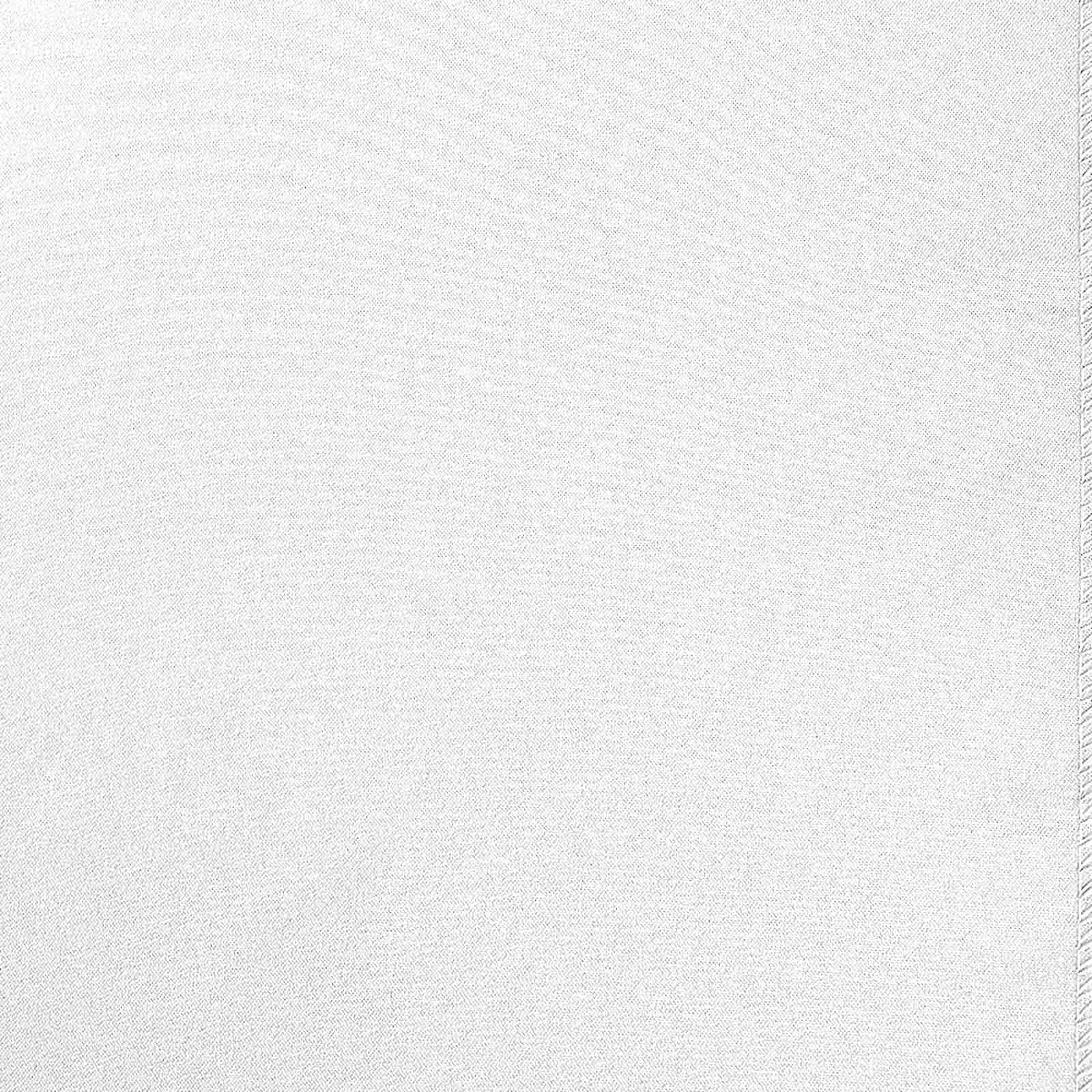 Polyester 12"x108" Table Runner White - Durable & Wrinkle - Resistant Table Decor for All Occasions - Linen Luxes