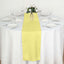 Polyester 12"x108" Table Runner Yellow - Durable & Wrinkle - Resistant Table Decor - Linen Luxes