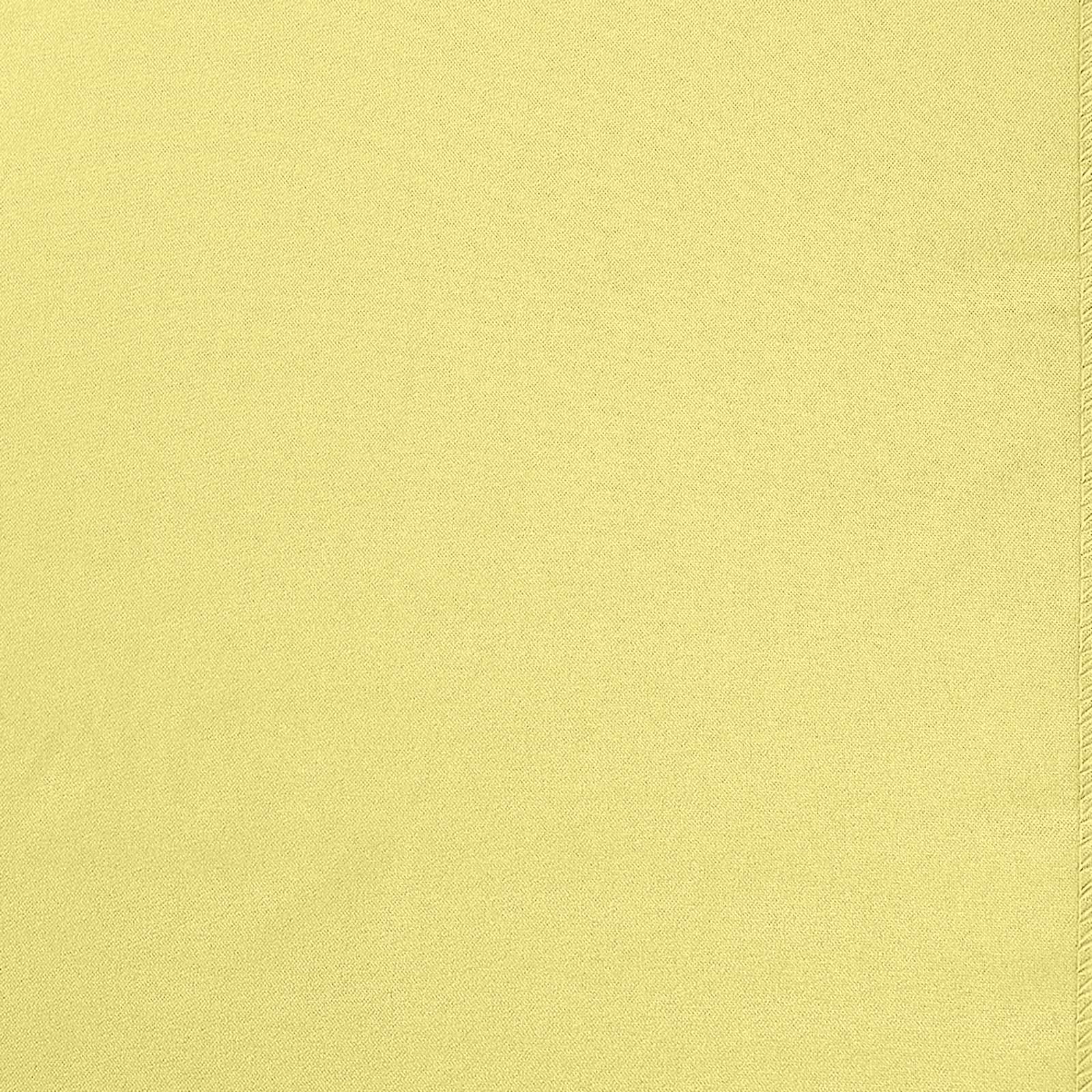 Polyester 12"x108" Table Runner Yellow - Durable & Wrinkle - Resistant Table Decor - Linen Luxes