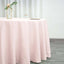 Polyester 132" Round Tablecloth Blush - Seamless Chic Table Cover - Linen Luxes