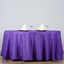 Polyester 132" Round Tablecloth Purple - Seamless Chic Table Cover - Linen Luxes