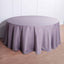 Polyester 132" Round Tablecloth Violet Amethyst - Seamless Chic Table Cover - Linen Luxes