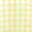 Polyester 14"x108" Table Runner Yellow/White - Gingham Plaid Design - Linen Luxes