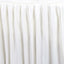 Polyester 21ft Table Skirt Ivory - Classic Pleated Design - Linen Luxes