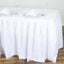 Polyester 21ft Table Skirt White - Classic Pleated Design for Weddings & Events - Linen Luxes