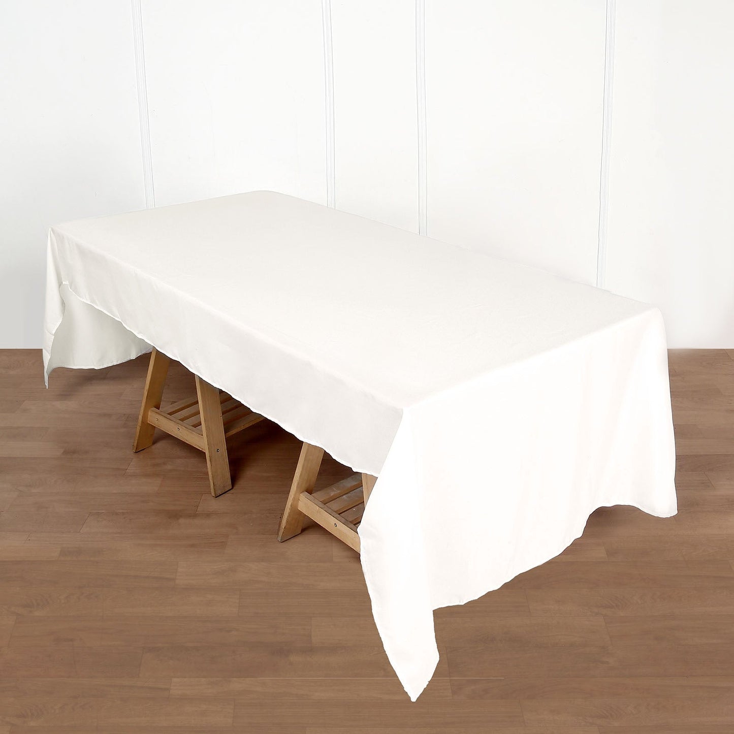 Polyester 50"x120" Rectangle Tablecloth Ivory - Wrinkle - Resistant Table Cover - Linen Luxes