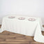 Polyester 50"x120" Rectangle Tablecloth Ivory - Wrinkle - Resistant Table Cover - Linen Luxes