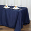 Polyester 50"x120" Rectangle Tablecloth Navy Blue - Wrinkle - Resistant Table Cover - Linen Luxes