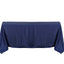 Polyester 50"x120" Rectangle Tablecloth Navy Blue - Wrinkle - Resistant Table Cover - Linen Luxes
