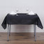 Polyester 54"x54" Table Overlay Square Tablecloth Black - Wrinkle - Resistant & Durable Table Cover for Events - Linen Luxes