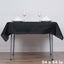 Polyester 54"x54" Table Overlay Square Tablecloth Black - Wrinkle - Resistant & Durable Table Cover for Events - Linen Luxes