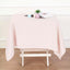Polyester 54"x54" Table Overlay Square Tablecloth Blush - Wrinkle - Resistant & Durable Table Cover - Linen Luxes