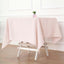 Polyester 54"x54" Table Overlay Square Tablecloth Blush - Wrinkle - Resistant & Durable Table Cover - Linen Luxes