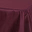 Polyester 54"x54" Table Overlay Square Tablecloth Burgundy - Wrinkle - Resistant & Durable Table Cover - Linen Luxes