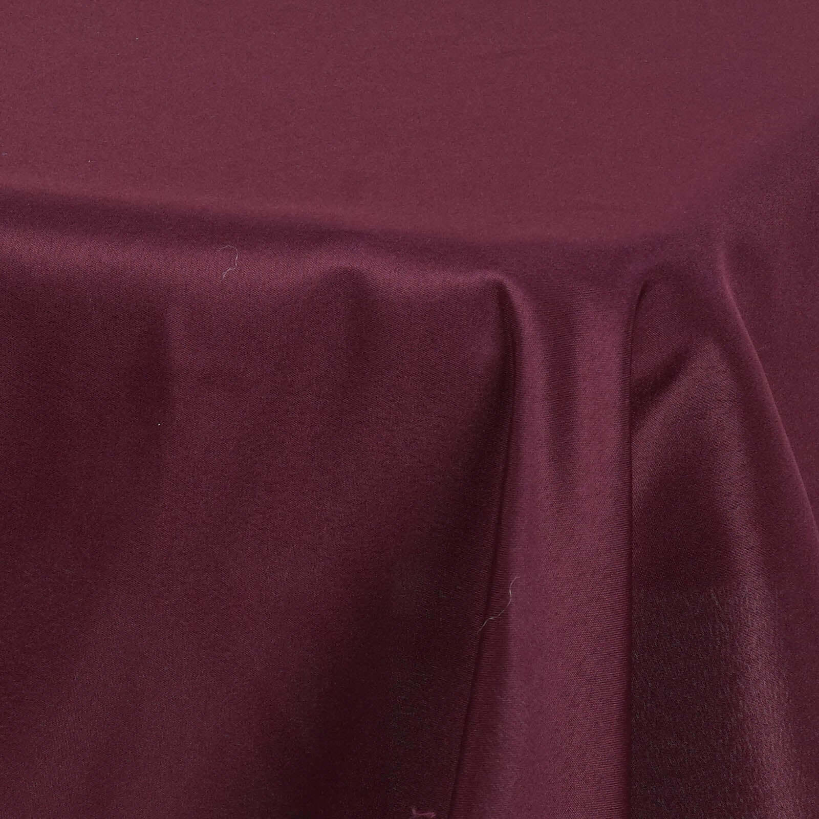 Polyester 54"x54" Table Overlay Square Tablecloth Burgundy - Wrinkle - Resistant & Durable Table Cover - Linen Luxes