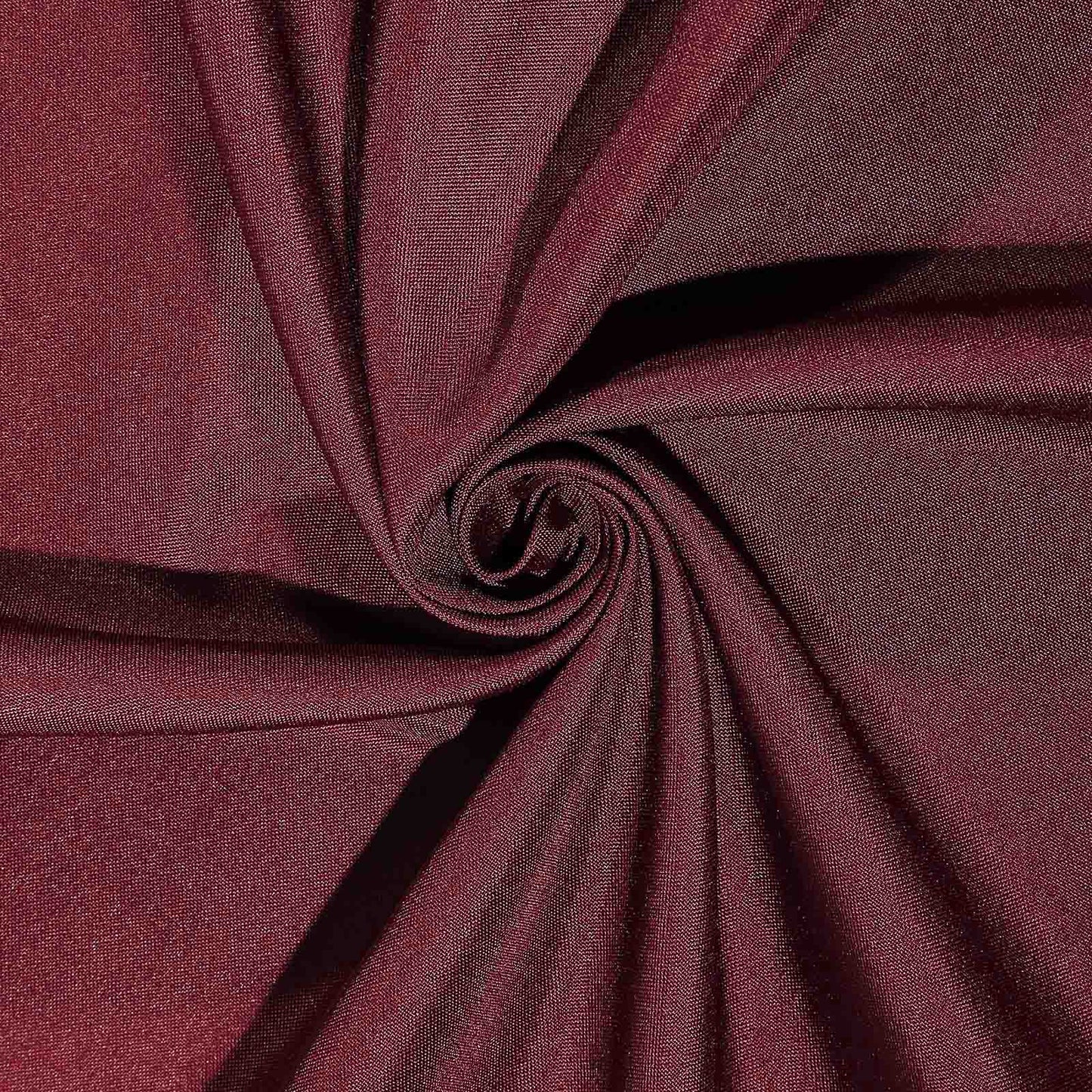 Polyester 54"x54" Table Overlay Square Tablecloth Burgundy - Wrinkle - Resistant & Durable Table Cover - Linen Luxes