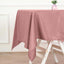 Polyester 54"x54" Table Overlay Square Tablecloth Dusty Rose - Wrinkle - Resistant & Durable Table Cover - Linen Luxes