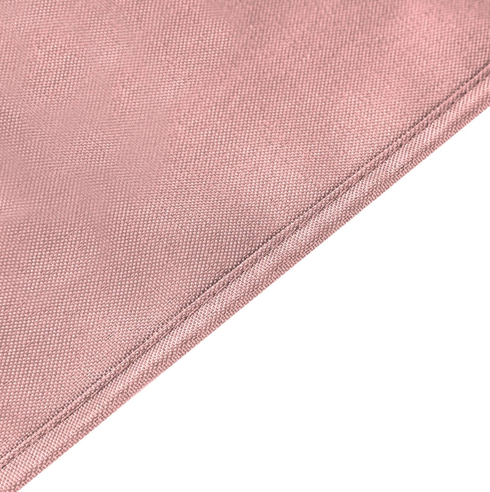 Polyester 54"x54" Table Overlay Square Tablecloth Dusty Rose - Wrinkle - Resistant & Durable Table Cover - Linen Luxes
