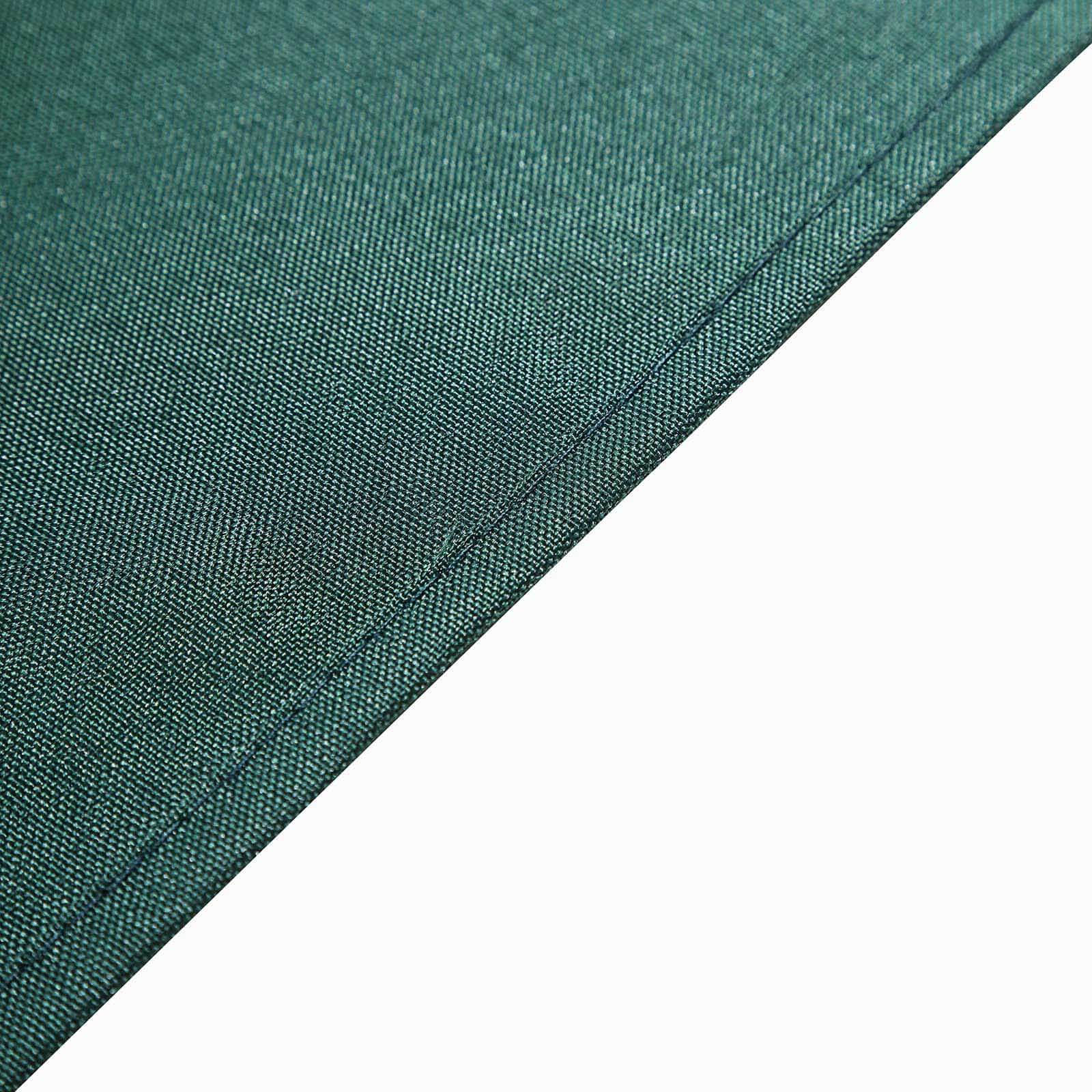 Polyester 54"x54" Table Overlay Square Tablecloth Hunter Emerald Green - Wrinkle - Resistant & Durable Table Cover - Linen Luxes