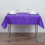 Polyester 54"x54" Table Overlay Square Tablecloth Purple - Wrinkle - Resistant & Durable Table Cover - Linen Luxes