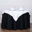 Polyester 54"x54" Table Overlay Square Tablecloth White - Wrinkle - Resistant & Durable Table Cover for Events - Linen Luxes