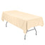Polyester 54"x96" Rectangle Tablecloth Beige - Wrinkle-Resistant & Easy-to-Care Table Cover