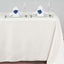 Polyester 54"x96" Rectangle Tablecloth Ivory - Wrinkle - Resistant & Easy - to - Care Table Cover - Linen Luxes