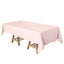 Polyester 60"x102" Rectangle Tablecloth Blush - Durable and Stylish Table Cover - Linen Luxes