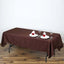 Polyester 60"x102" Rectangle Tablecloth Chocolate - Durable and Stylish Table Cover - Linen Luxes