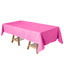 Polyester 60"x102" Rectangle Tablecloth Fuchsia - Durable and Stylish Table Cover - Linen Luxes