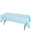 Polyester 60"x102" Rectangle Tablecloth Light Blue - Durable and Stylish Table Cover - Linen Luxes