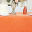 Polyester 60"x102" Rectangle Tablecloth Orange - Durable and Stylish Table Cover - Linen Luxes
