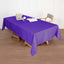 Polyester 60"x102" Rectangle Tablecloth Purple - Durable and Stylish Table Cover - Linen Luxes