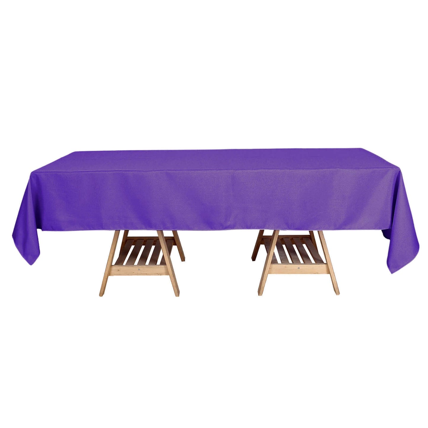 Polyester 60"x102" Rectangle Tablecloth Purple - Durable and Stylish Table Cover - Linen Luxes