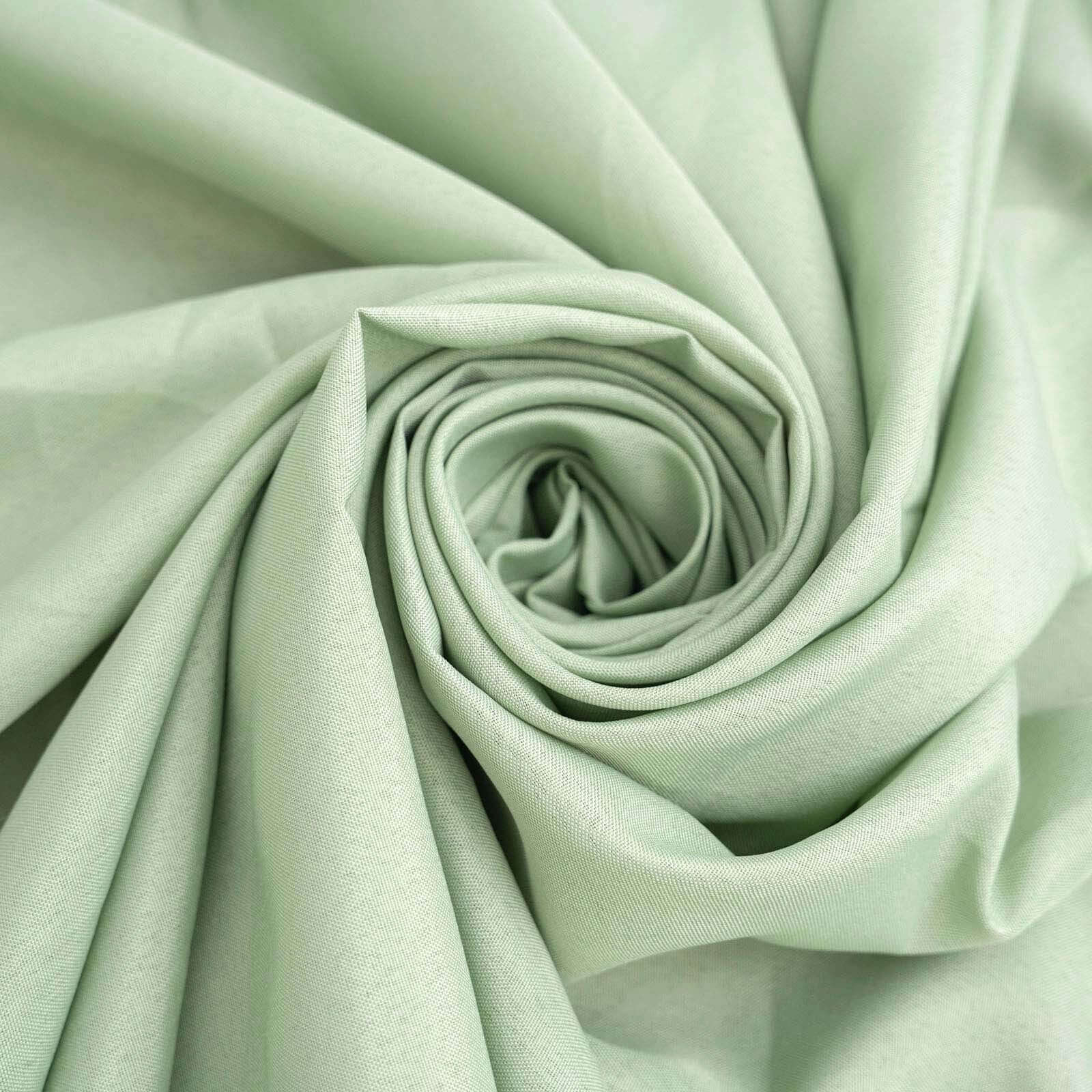 Polyester 60"x102" Rectangle Tablecloth Sage Green - Durable and Stylish Table Cover - Linen Luxes