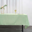 Polyester 60"x102" Rectangle Tablecloth Sage Green - Durable and Stylish Table Cover - Linen Luxes