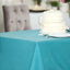 Polyester 60"x102" Rectangle Tablecloth Turquoise - Durable and Stylish Table Cover - Linen Luxes