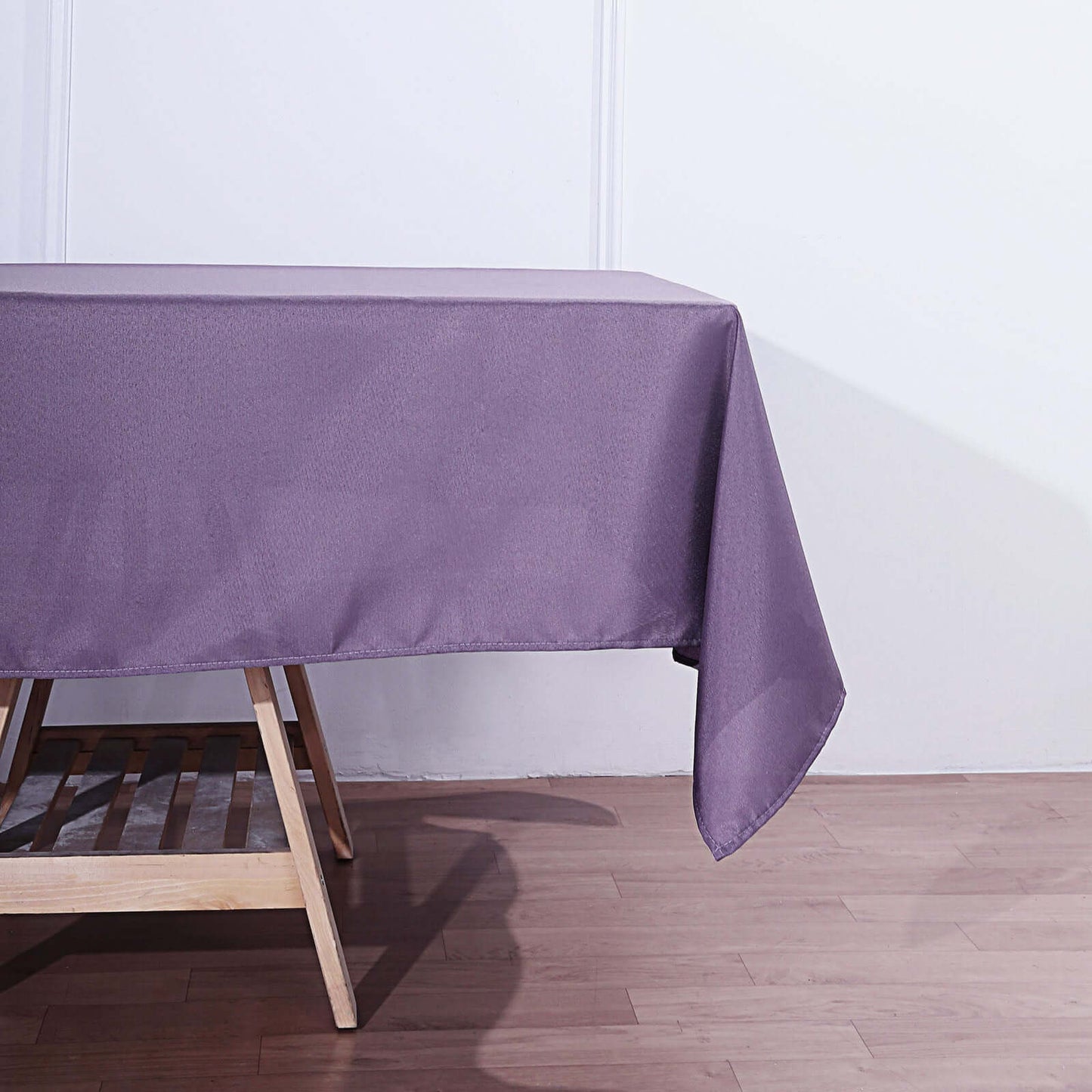Polyester 60"x102" Rectangle Tablecloth Violet Amethyst - Durable and Stylish Table Cover - Linen Luxes