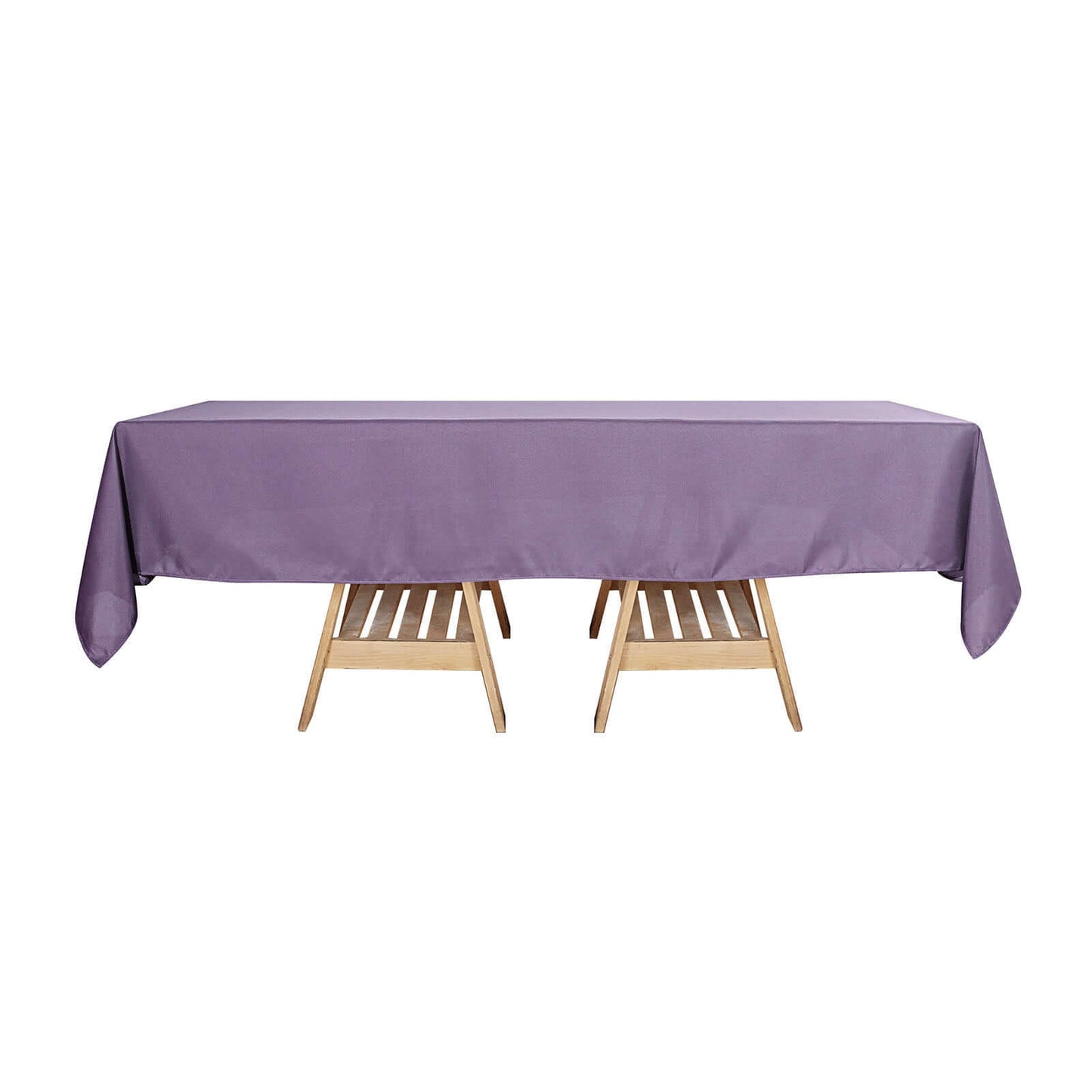 Polyester 60"x102" Rectangle Tablecloth Violet Amethyst - Durable and Stylish Table Cover - Linen Luxes