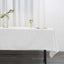 Polyester 60"x102" Rectangle Tablecloth White - Durable and Stylish Table Cover for Special Events - Linen Luxes