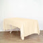 Polyester 60"x126" Rectangle Tablecloth Beige - Wrinkle - Resistant Table Cover - Linen Luxes