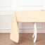 Polyester 60"x126" Rectangle Tablecloth Beige - Wrinkle - Resistant Table Cover - Linen Luxes