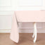 Polyester 60"x126" Rectangle Tablecloth Blush - Wrinkle - Resistant Table Cover - Linen Luxes
