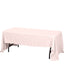 Polyester 60"x126" Rectangle Tablecloth Blush - Wrinkle - Resistant Table Cover - Linen Luxes