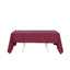 Polyester 60"x126" Rectangle Tablecloth Burgundy - Wrinkle - Resistant Table Cover - Linen Luxes