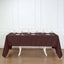 Polyester 60"x126" Rectangle Tablecloth Chocolate - Wrinkle - Resistant Table Cover - Linen Luxes